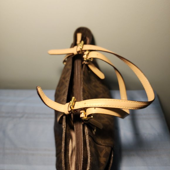 Michael Kors Brown Zip-Top Tote - Picture 12 of 12